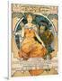 1904 St. Louis World's Fair Poster-Alphonse Mucha-Framed Art Print