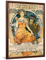 1904 St. Louis World's Fair Poster-Alphonse Mucha-Framed Art Print