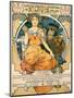 1904 St. Louis World's Fair Poster-Alphonse Mucha-Mounted Premium Giclee Print