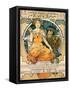 1904 St. Louis World's Fair Poster-Alphonse Mucha-Framed Stretched Canvas