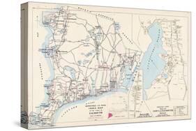 1905, Falmouth Town - Index Map, Falmouth Town - Quisset, Massachusetts, United States-null-Stretched Canvas