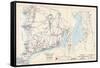 1905, Falmouth Town - Index Map, Falmouth Town - Quisset, Massachusetts, United States-null-Framed Stretched Canvas