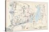 1905, Falmouth Town - Index Map, Falmouth Town - Quisset, Massachusetts, United States-null-Stretched Canvas