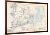 1905, Falmouth Town - Index Map, Falmouth Town - Quisset, Massachusetts, United States-null-Framed Giclee Print