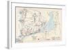 1905, Falmouth Town - Index Map, Falmouth Town - Quisset, Massachusetts, United States-null-Framed Giclee Print