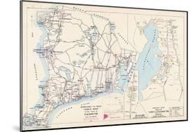 1905, Falmouth Town - Index Map, Falmouth Town - Quisset, Massachusetts, United States-null-Mounted Giclee Print
