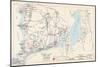 1905, Falmouth Town - Index Map, Falmouth Town - Quisset, Massachusetts, United States-null-Mounted Premium Giclee Print