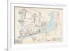 1905, Falmouth Town - Index Map, Falmouth Town - Quisset, Massachusetts, United States-null-Framed Premium Giclee Print