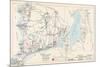 1905, Falmouth Town - Index Map, Falmouth Town - Quisset, Massachusetts, United States-null-Mounted Premium Giclee Print