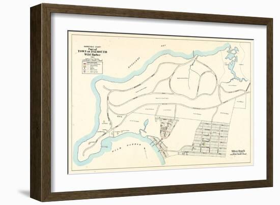1905, Falmouth Town - Wild Harbor, Silver Beach, Massachusetts, United States-null-Framed Giclee Print