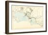 1905, Falmouth Town - Woods Hole, Massachusetts, United States-null-Framed Giclee Print