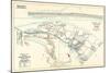 1905, Pilgrim Beach, Truro Town - Truro North, Truro Town Index Map, Massachusetts, United States-null-Mounted Giclee Print