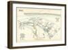 1905, Pilgrim Beach, Truro Town - Truro North, Truro Town Index Map, Massachusetts, United States-null-Framed Giclee Print