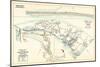 1905, Pilgrim Beach, Truro Town - Truro North, Truro Town Index Map, Massachusetts, United States-null-Mounted Giclee Print