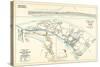 1905, Pilgrim Beach, Truro Town - Truro North, Truro Town Index Map, Massachusetts, United States-null-Stretched Canvas