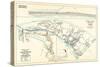 1905, Pilgrim Beach, Truro Town - Truro North, Truro Town Index Map, Massachusetts, United States-null-Stretched Canvas