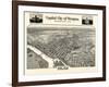 1905, Salem Bird's Eye View, Oregon, United States-null-Framed Giclee Print