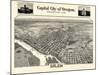 1905, Salem Bird's Eye View, Oregon, United States-null-Mounted Giclee Print