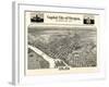 1905, Salem Bird's Eye View, Oregon, United States-null-Framed Giclee Print