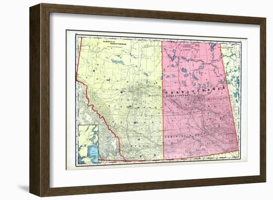 1906, Alberta and Saskatchewan, Canada-null-Framed Giclee Print