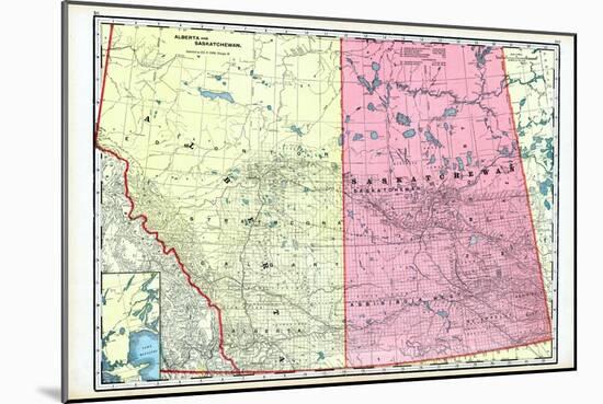 1906, Alberta and Saskatchewan, Canada-null-Mounted Giclee Print