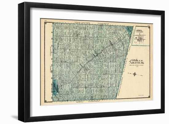 1906, Arthur Township, Kenilworth Village, Canada-null-Framed Giclee Print