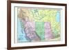 1906, Canada, Alaska, Alberta, British Columbia, Saskatchewan, North America, British Columbia-null-Framed Giclee Print