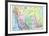 1906, Canada, Alaska, Alberta, British Columbia, Saskatchewan, North America, British Columbia-null-Framed Giclee Print