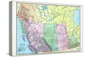 1906, Canada, Alaska, Alberta, British Columbia, Saskatchewan, North America, British Columbia-null-Stretched Canvas