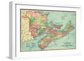 1906, Canada, New Brunswick, Nova Scotia, Prince Edward Island, North America, New Brunswick-null-Framed Giclee Print