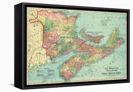 1906, Canada, New Brunswick, Nova Scotia, Prince Edward Island, North America, New Brunswick-null-Framed Stretched Canvas