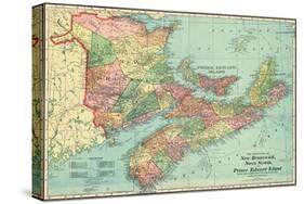 1906, Canada, New Brunswick, Nova Scotia, Prince Edward Island, North America, New Brunswick-null-Stretched Canvas