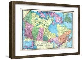 1906, Canada, North America, Dominion of Canada, Artic Regions, Franklin District, Newfoundland-null-Framed Giclee Print