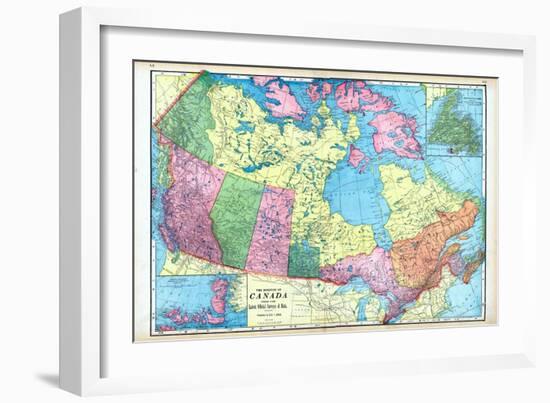 1906, Canada, North America, Dominion of Canada, Artic Regions, Franklin District, Newfoundland-null-Framed Giclee Print