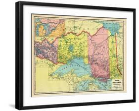 1906, Canada, Ontario, North America, Upper Ontario-null-Framed Giclee Print