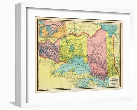 1906, Canada, Ontario, North America, Upper Ontario-null-Framed Giclee Print