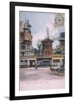 1906 carte postale Moulin Rouge-null-Framed Giclee Print