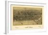 1906 Coney Island Map-N. Harbick-Framed Art Print