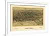 1906 Coney Island Map-N. Harbick-Framed Art Print