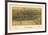 1906 Coney Island Map-N. Harbick-Framed Art Print