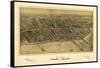 1906 Coney Island Map-N. Harbick-Framed Stretched Canvas