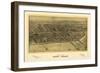 1906 Coney Island Map-N. Harbick-Framed Art Print