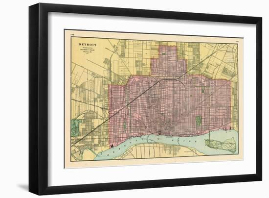 1906, Detroit, Michigan, United States-null-Framed Giclee Print