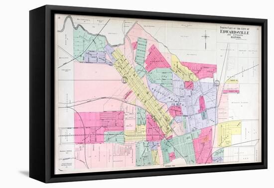 1906, Edwardsville - North, Illinois, United States-null-Framed Stretched Canvas