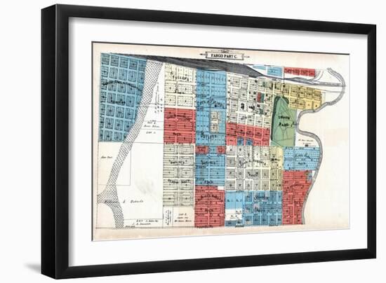 1906, Fargo - Part C, North Dakota, United States-null-Framed Giclee Print