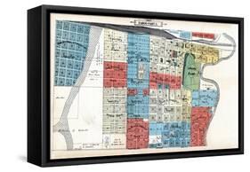 1906, Fargo - Part C, North Dakota, United States-null-Framed Stretched Canvas