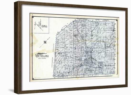 1906, Guelph Township, Hartfield Village, Canada-null-Framed Giclee Print