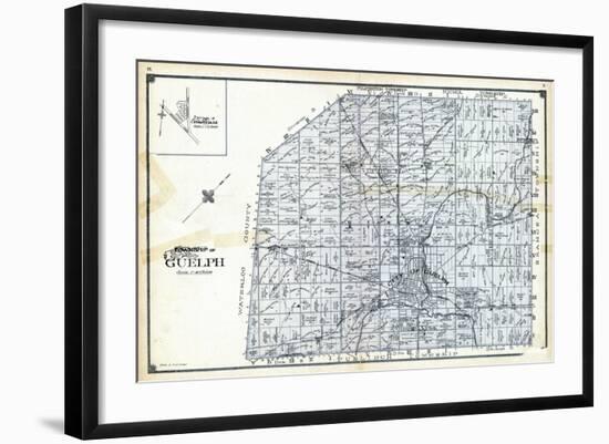 1906, Guelph Township, Hartfield Village, Canada-null-Framed Giclee Print