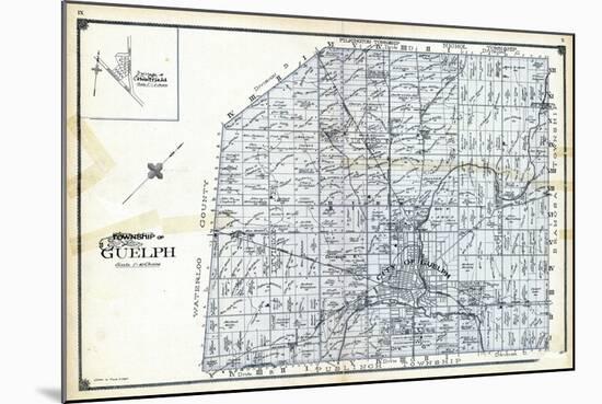 1906, Guelph Township, Hartfield Village, Canada-null-Mounted Giclee Print