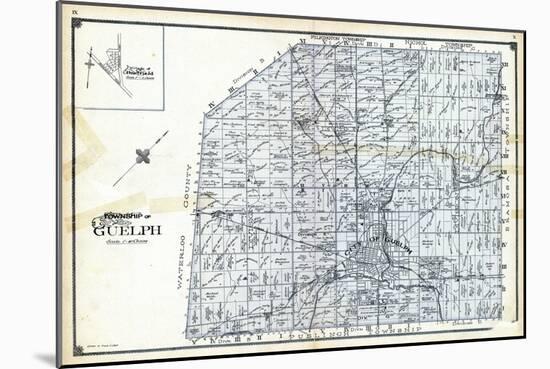 1906, Guelph Township, Hartfield Village, Canada-null-Mounted Giclee Print